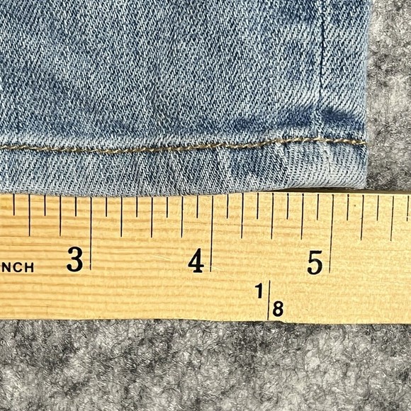 Rag & Bone Skinny Jeans Womens 29 Blue Ripped Distressed Denim Light Wash - Picture 9 of 16